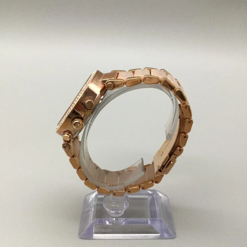 Michael Kors Parker Women Watch MK-5896 Rose Gold Tone BOX New Battery 7.25" - Picture 5 of 15